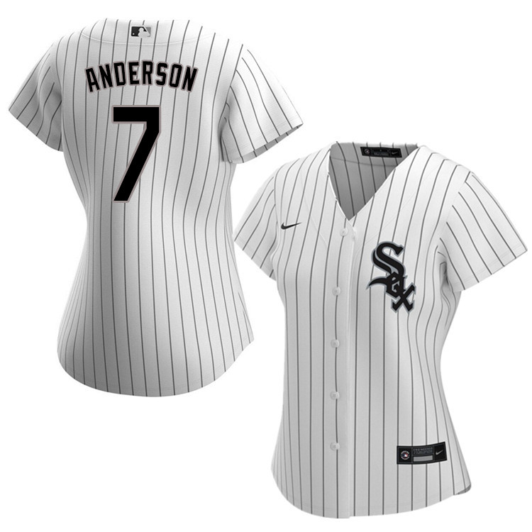 Nike Women #7 Tim Anderson Chicago White Sox Baseball Jerseys Sale-White